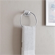 Design House Millbridge Metal Towel Ring in Polished Chrome/Silver