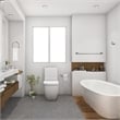 Design House Graz 4-Piece Metal Bathroom Accessory Kit in Polished Chrome/Silver