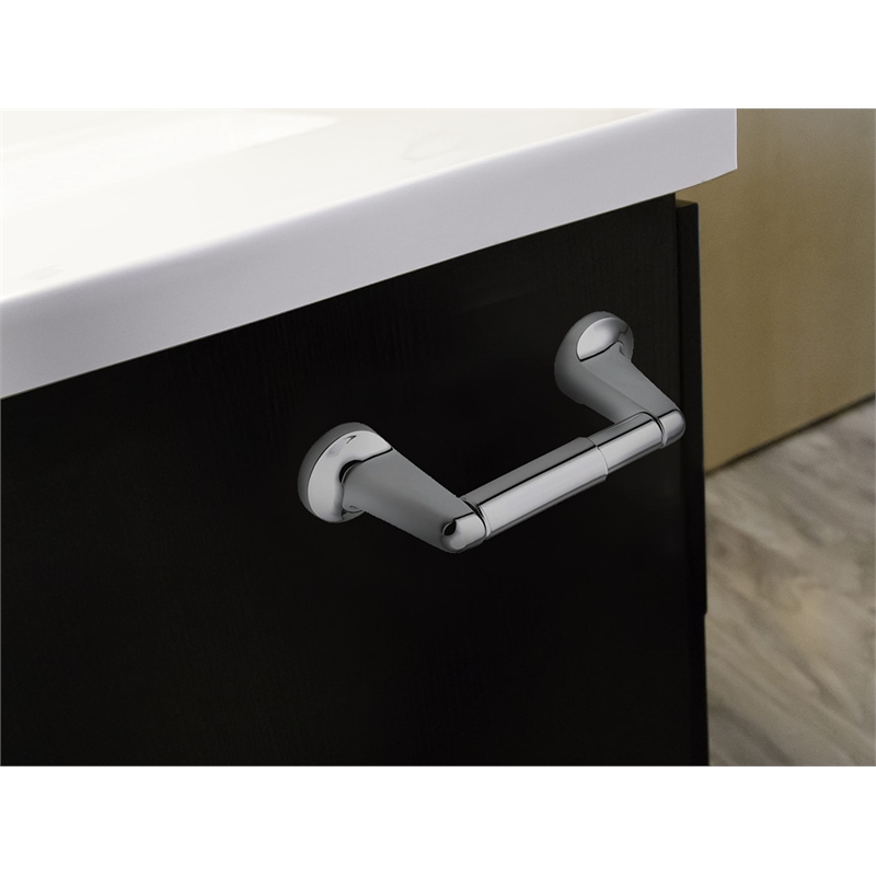 Design House Alta Bay Metal Toilet Paper Holder in Polished Chrome/Silver