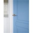 Design House Eastport Metal Dummy Door Lever in Satin Nickel/Silver