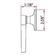 Brass Scroll Satin Silver Nickel Dummy Door Lever