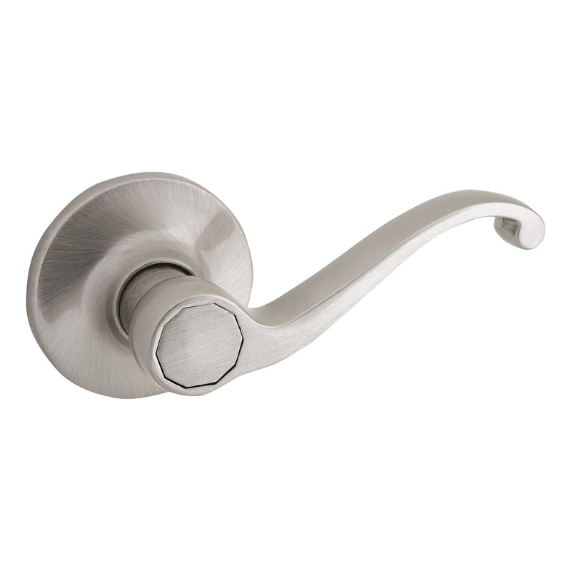 Brass Scroll Satin Silver Nickel Dummy Door Lever