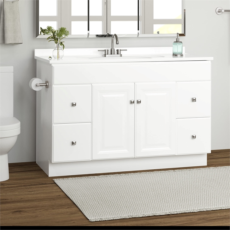 Kelton TP Brass Holder in Satin Silver Nickel