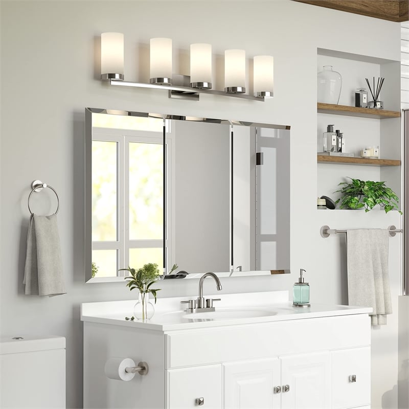 Kelton TP Brass Holder in Satin Silver Nickel