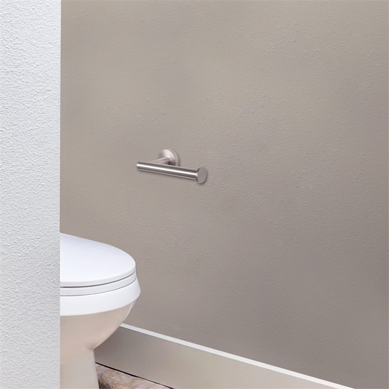 Kelton TP Brass Holder in Satin Silver Nickel