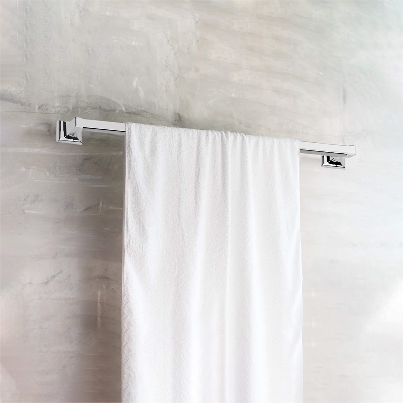 Design House Millbridge Metal Towel Bar in Polished Chrome/Silver