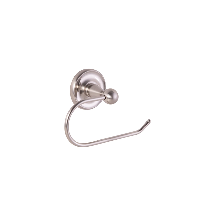 Design House San Martin Euro Metal Toilet Paper Holder in Brushed Nickel/Silver