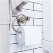 Design House San Martin Euro Metal Toilet Paper Holder in Brushed Nickel/Silver