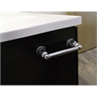 Design House Kassel Metal Toilet Paper Holder in Polished Chrome/Silver