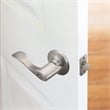 Design House Springdale 2-Way Brass Latch Door Lever in Satin Nickel/Silver