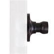 Design House Springdale Brass Dummy Door Handle in Matte Black