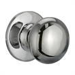 Design House Cambridge Brass Dummy Door Knob in Polished Chrome/Silver