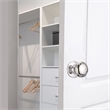 Design House Cambridge Brass Dummy Door Knob in Polished Chrome/Silver