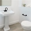 Design House Millbridge Metal Toilet Paper Holder in Matte Black