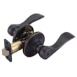 Springdale 2-Way Brass Privacy Door Lever in Oil Rubbed Bronze