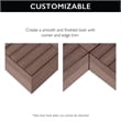Corner Edge Wood Trim in Brown Canyon 4 Pack