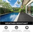 Corner Wood Trim in Modern Black 4 Pack