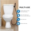 Stainless Steel Bidet Sprayer in Matte Black