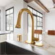Brass Dishwasher Air Gap in Satin Gold and White