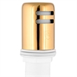 Brass Dishwasher Air Gap in Satin Gold and White