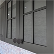 Solid Hexagon Metal Cabinet Knob in Matte Black 10 Pack