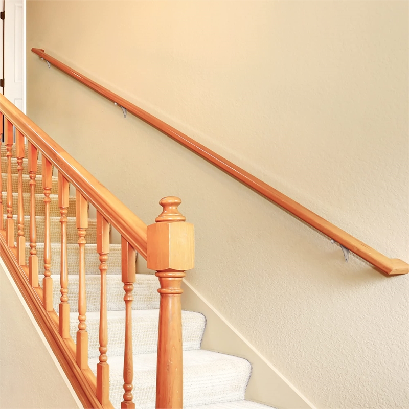 Standard Zinc Metal Handrail Bracket in Satin Nickel 5 Pack