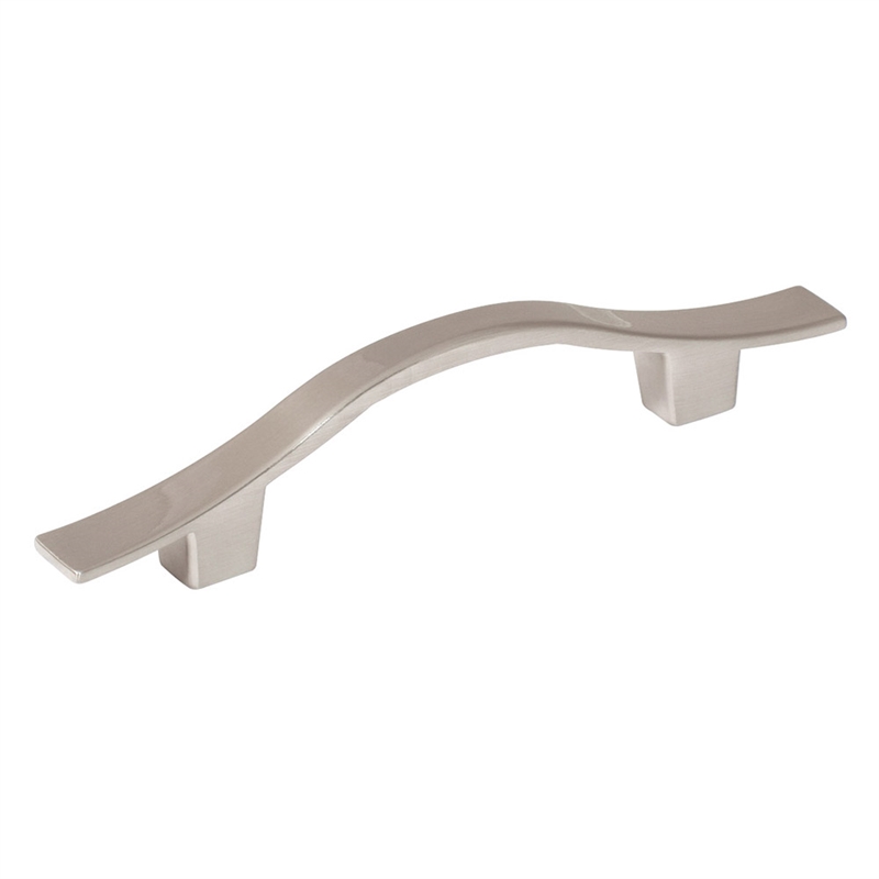 Metro Metal Cabinet Pull in Satin Nickel  10 Pack