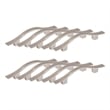Metro Metal Cabinet Pull in Satin Nickel  10 Pack