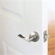 Stratford Passage Metal Door Knob in Satin Nickel  2 Pack