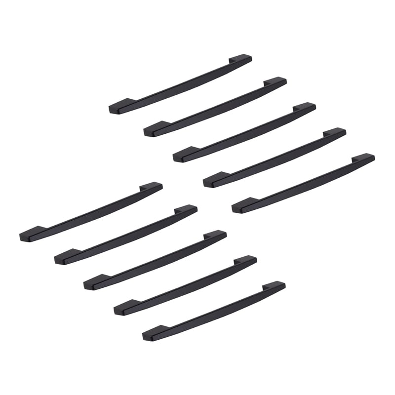 Brody Metal Cabinet Pull in Matte Black  5 Inch  10 Pack