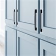 Brody Metal Cabinet Pull in Matte Black  5 Inch  10 Pack