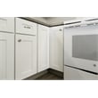 Arced Metal Cabinet Pull in Satin Nickel  25 Pack