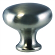 Mushroom Cabinet Knob in Satin Nickel  5 Pack