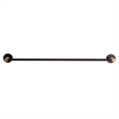 Kelton 24 Inch Brass Towel Bar in Matte Black and Gold