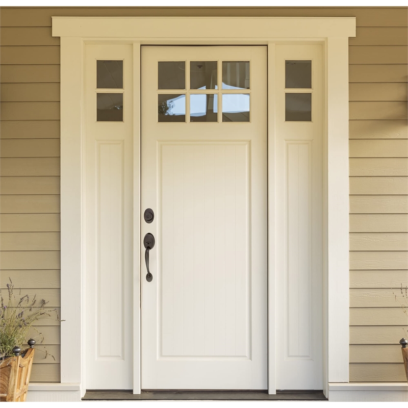 Coventry Brass Door Handle Set with Deadbolt in Oil Rubbed Bronze