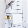 Millbridge Metal Toilet Paper Holder in Polished Brass