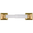 Millbridge Metal Toilet Paper Holder in Polished Brass