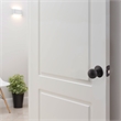 Ball Passage Brass Door Knob in Matte Black