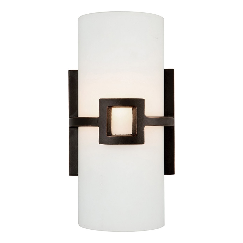 Monroe Stainless Steel Wall Sconce in Oil Rubbed Bronze