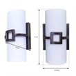 Monroe Stainless Steel Wall Sconce in Oil Rubbed Bronze