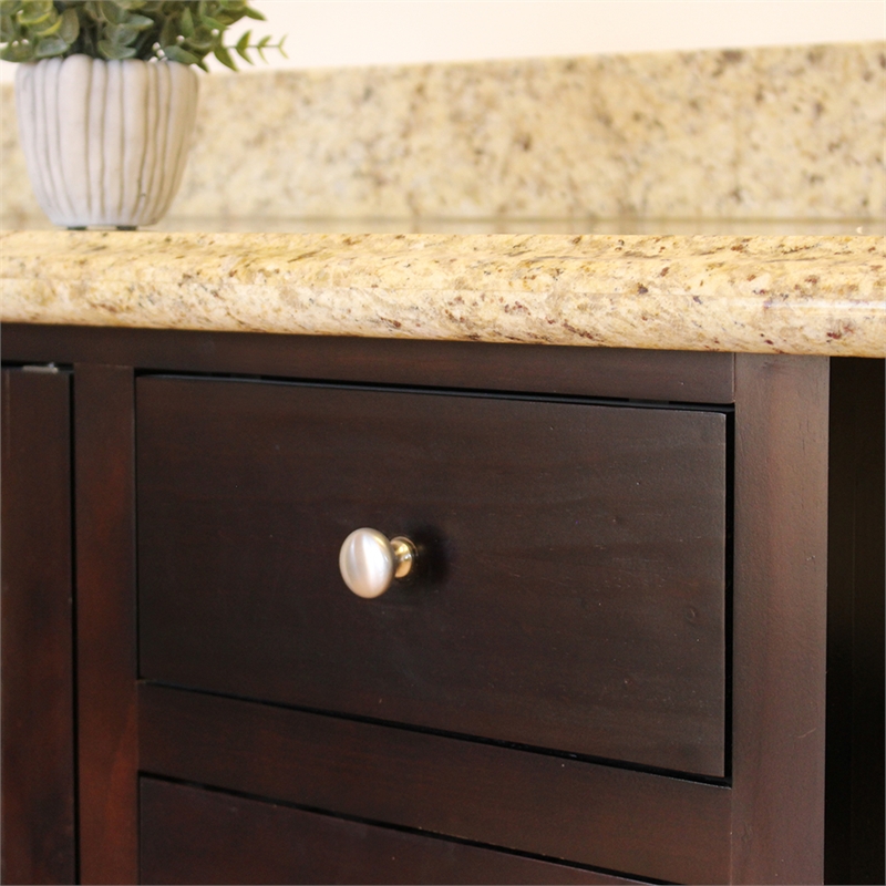 Mushroom Metal Cabinet Knob in Satin Nickel 25 Pack