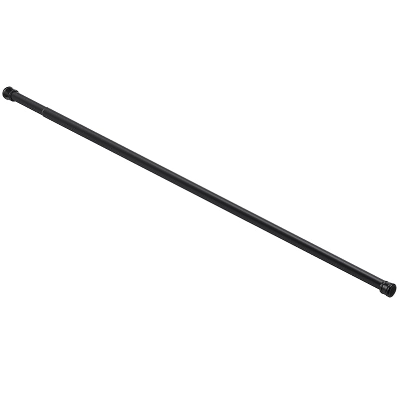 Design House Expandable Stainless Steel Shower Rod 36 to 63 in Matte Black
