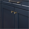 Design House Emery Stainless Steel Cabinet Knobs 5 Pack in Matte Black and Gold