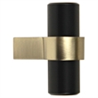 Design House 5-Pack Emery Stainless Steel Cabinet Knobs in Gold and Matte Black