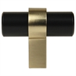 Design House 5-Pack Emery Stainless Steel Cabinet Knobs in Gold and Matte Black