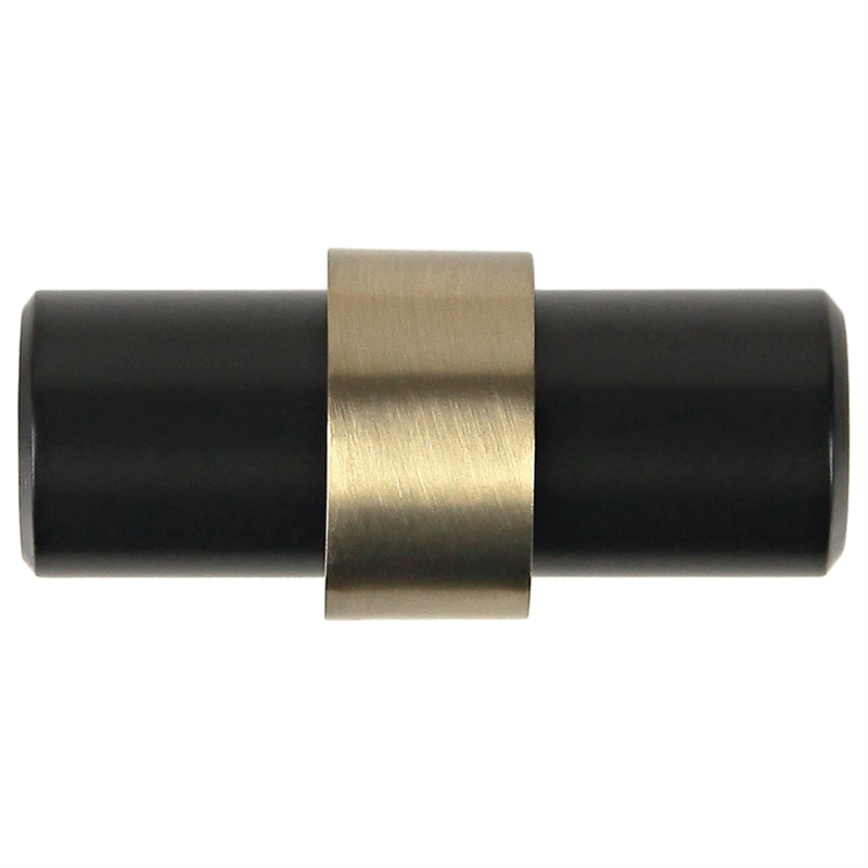 Design House 5-Pack Emery Stainless Steel Cabinet Knobs in Gold and Matte Black