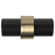 Design House 5-Pack Emery Stainless Steel Cabinet Knobs in Gold and Matte Black