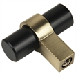Design House 5-Pack Emery Stainless Steel Cabinet Knobs in Gold and Matte Black