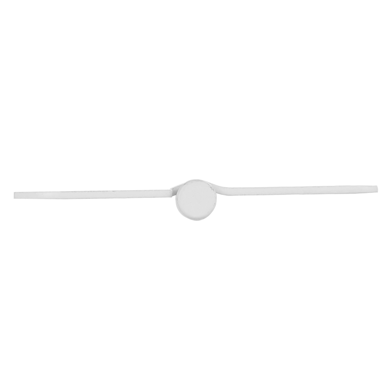 Stainless Steel Door Hinge in Painted White 4 Inch 5/8 Inch Radius 12 Pack