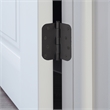 Stainless Steel Door Hinge in Matte Black 4 Inch 5/8 Inch Radius 12 Pack